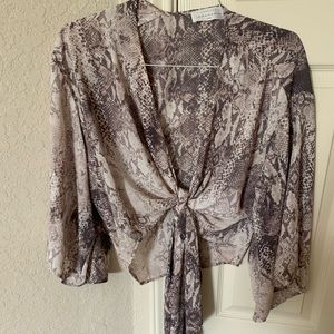 Snakeskin Boho flowy too